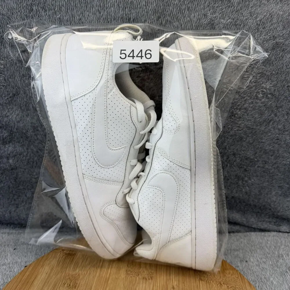 Nike Shoes Mens Size 12 White Leather Low Top Casual Walking Sneakers 838937-111